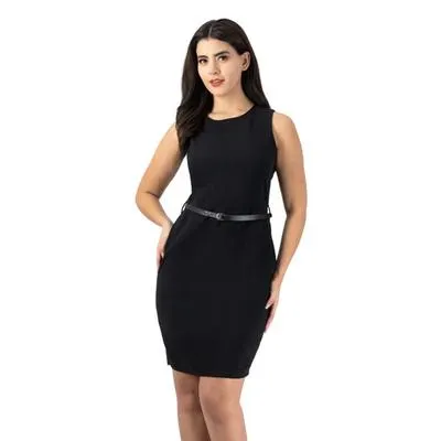 Vestido Mxstaza Mujer Liso Diseño Ajustado