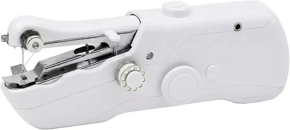 Handheld Sewing Machine for Beginners, Easy to Use Mini Portable Quick Stitch Sewing Machine, Ideal for Home, Travel, DIY Crafts & Emergency Mending