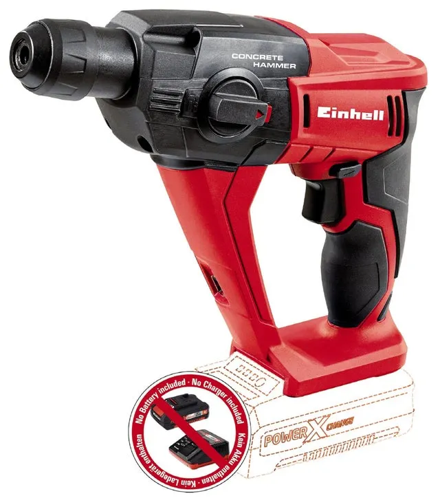Martello tassellatore a batteria EINHELL 18V 3Ah 1.2J, senza batteria