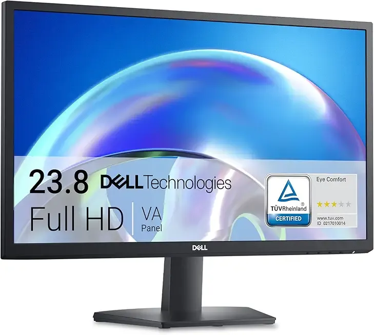 24 SE2425H Monitor - 23.8-Inch Full HD (1920x1080), VA Panel, 5ms Response Time, Tilt, Certified by TÜV Rheinland for 3-Star Eye Comfort - Black