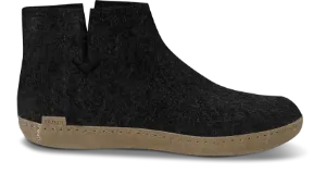 Glerups Tøfler med Skinnsåle Charcoal