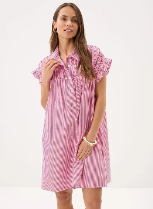 Jurken Young Ladies Woven Dress LAL154DEE dames rood