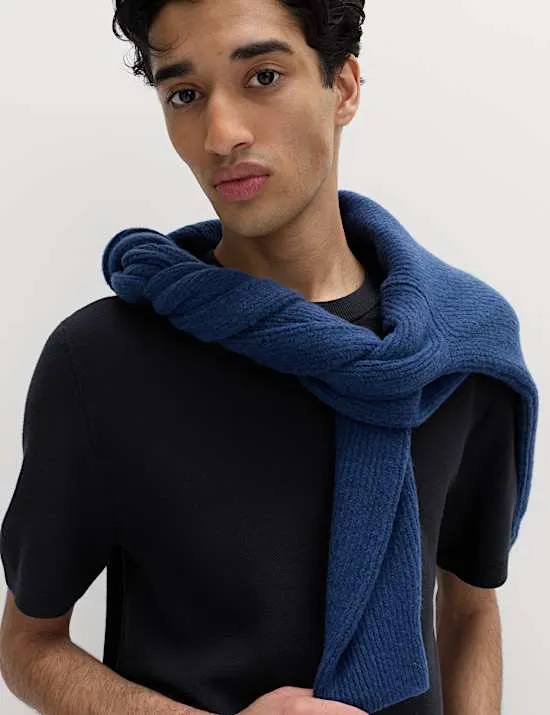 Cotton Rich Textured Knitted T-Shirt