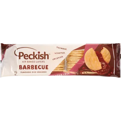 Peckish Barbecue Flavoured Rice Crackers