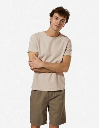 T-shirt - Tinta unita - Beige