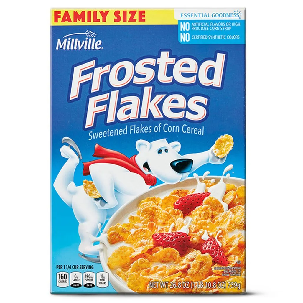 Millville Family Size Frosted Flakes