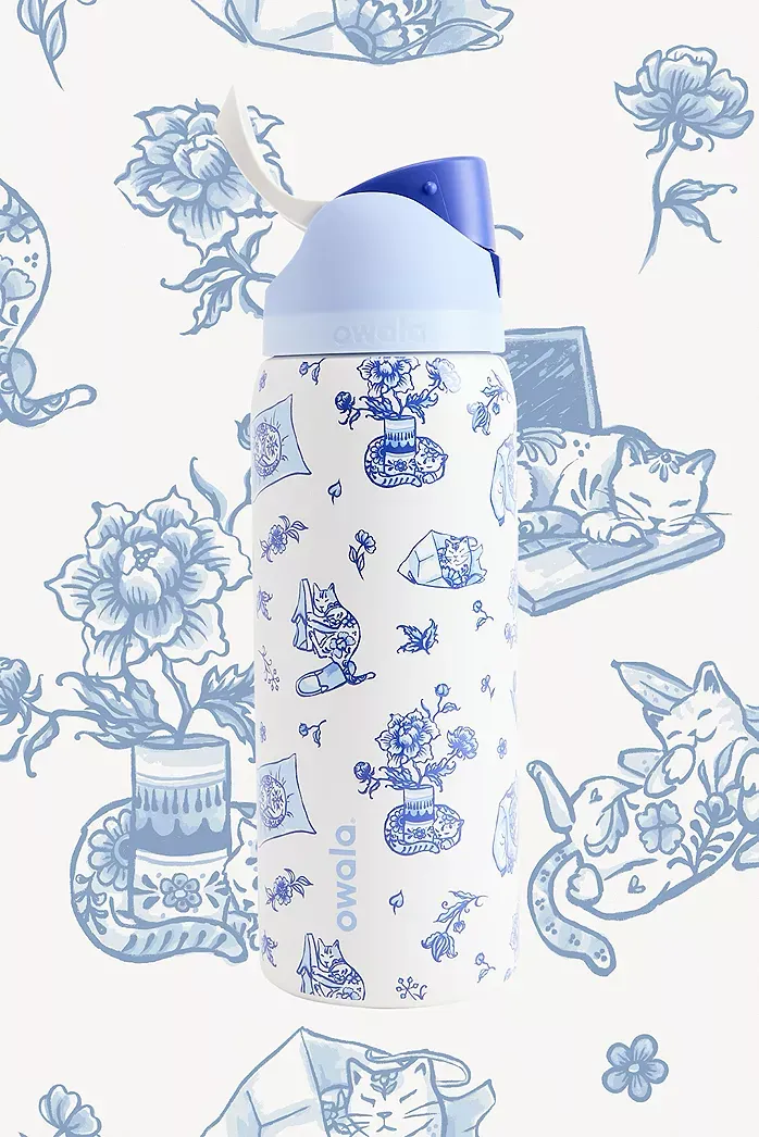 Owala UO Exclusive Bottiglia d'Acqua FreeSip® Delft Cat 0,9L / 32oz