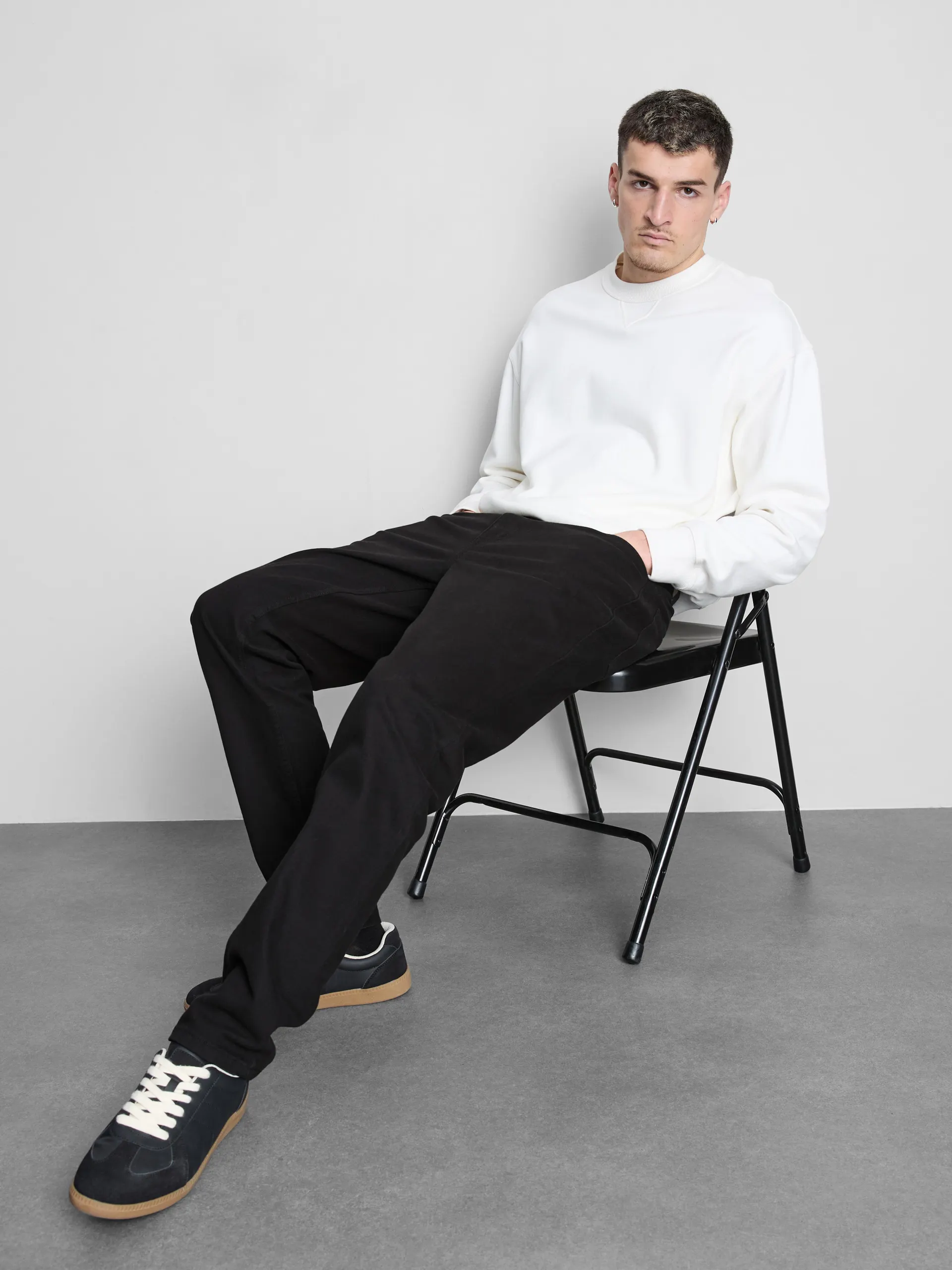 Jean slim taille mi-haute