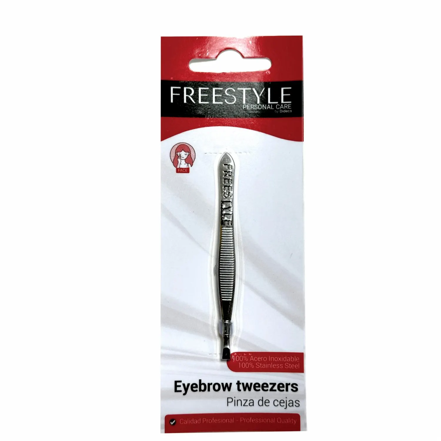 Pinza Depiladora Metálico FREESTYLE Ergonómico