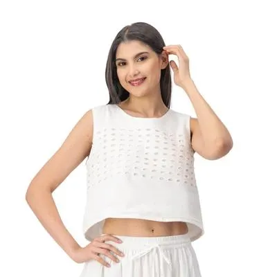 Blusa Mxstaza Diseño Perforado