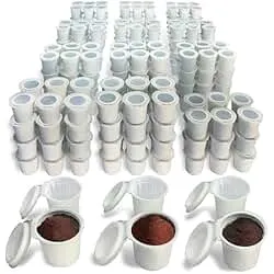 288 iFillCup Pods – Fresh Fill Dozens in Minutes for Keurig K Cup Brewers | Use Your Favorite Coffee: Dark, Medium, Espresso, Organic, Flavored | Holds 35% More Coffee for a Richer Larger Brew (White)