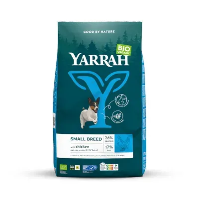 Testez-les ! Yarrah Bio 2 kg pour chien Small Breed poulet bio