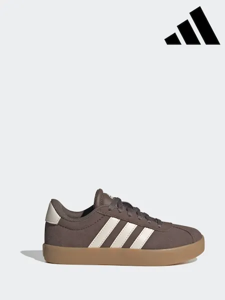 adidas Dark Brown VL Court 3.0 Trainers
