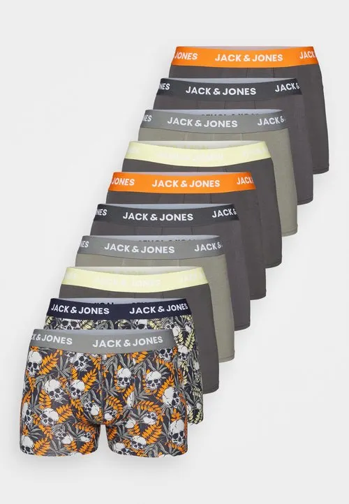 JACHUGO SKULLS TRUNKS 10 PACK - Boksershorts - night sky/black oyster/castor gray/citron