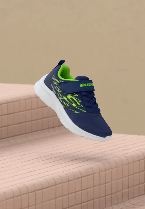MICROSPEC - Joggesko - navy/lime/silver-coloured