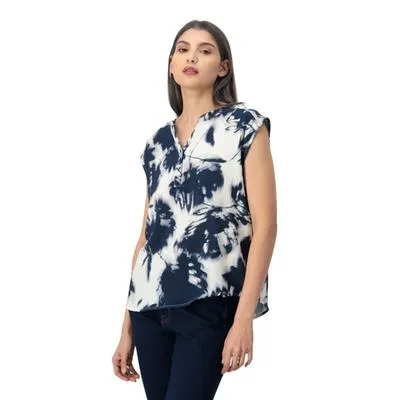 Blusa Mxstaza Mujer Sin Mangas Full Print