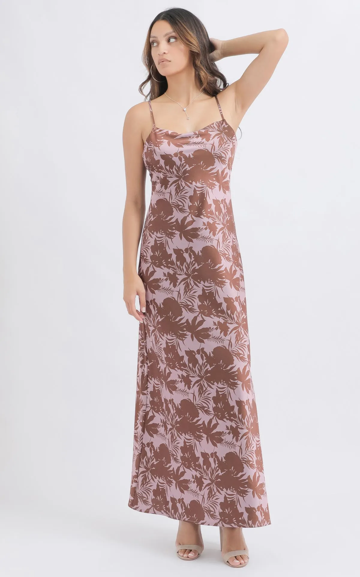 Ptd Satin Bias Slip Maxi