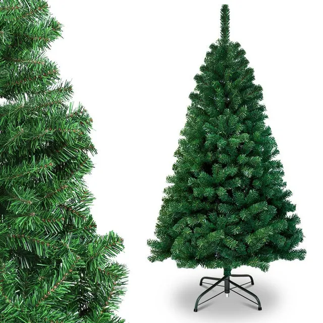 Árbol de Navidad Artificial de 180cm Ø 95 x 180H cm 650 Ramas,con soporte de metal,verde
