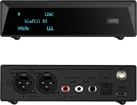 B3 Professional XLR Bluetooth 5.1 Audio Receiver, LDAC & aptX HD