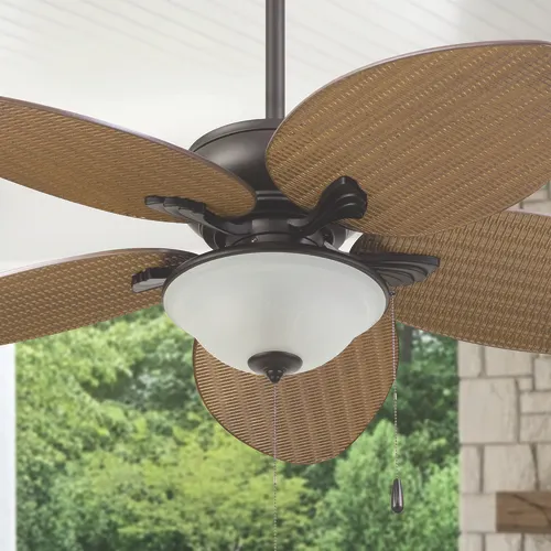 Patriot Lighting™ Florida Breeze 52" Bronze Indoor/Outdoor LED Ceiling Fan
