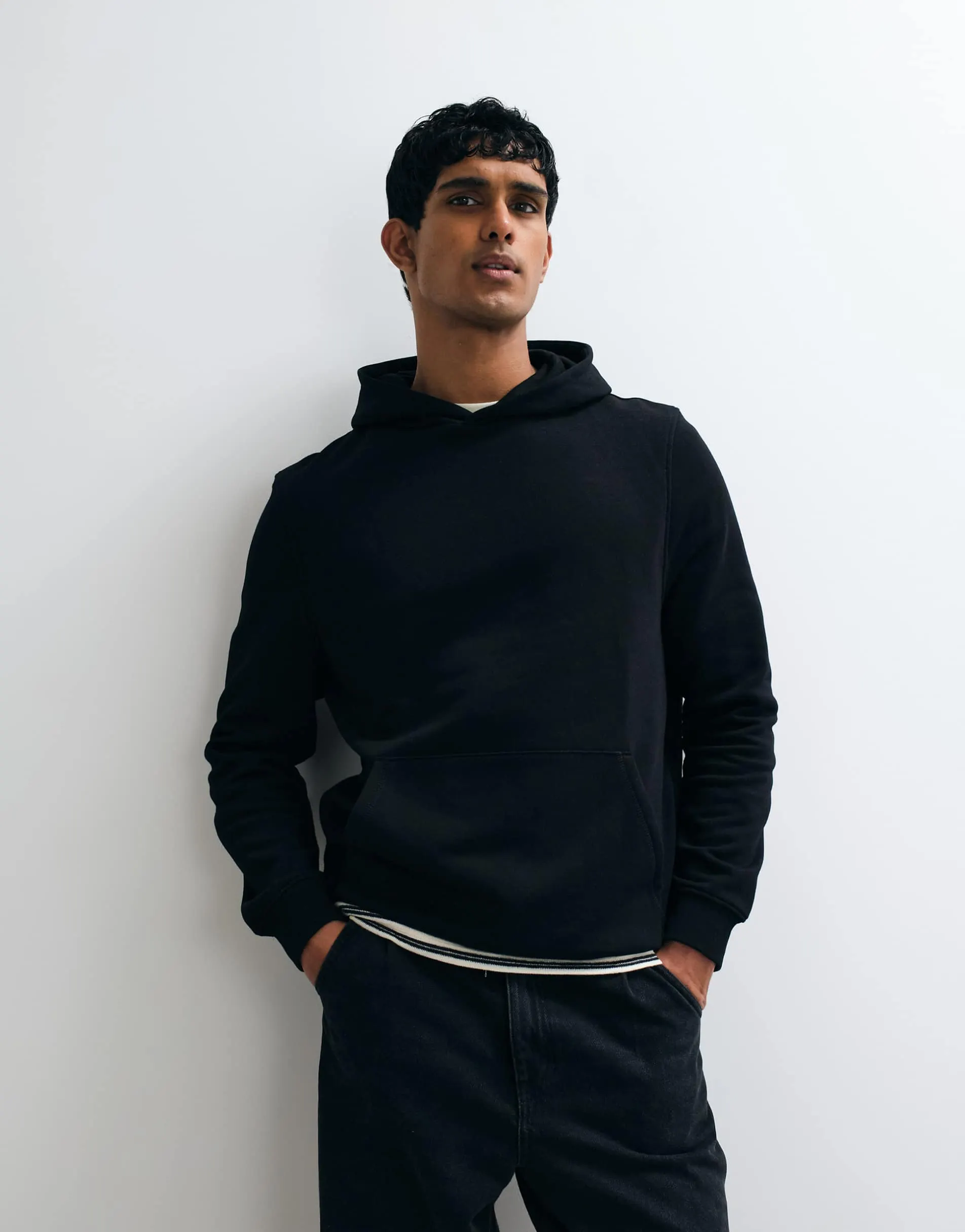 ASOS DESIGN essentials hoodie in black