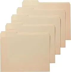 Amazon Basics File Folders with Tabs for…