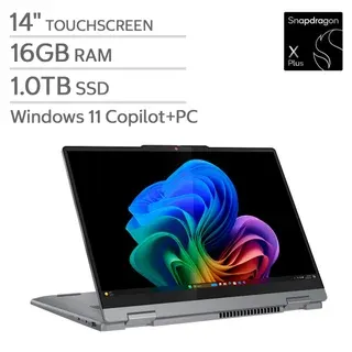 Lenovo Ideapad 5x 14" 2-in-1 Touchscreen Laptop - Qualcomm Snapdragon X Plus - OLED (1920 x 1200) - Windows 11 Copilot+ PC