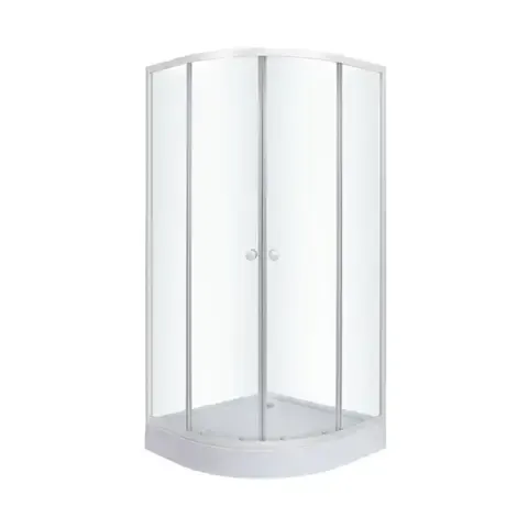 Cabina ducha Shower Curvo 80 x 80 x 192 cm Blanco