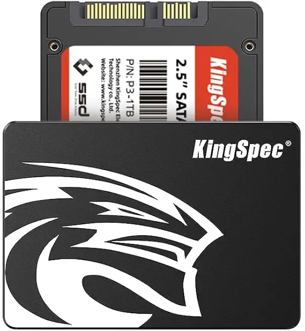 KingSpec 1TB 2.5 SSD SATA III Internal - 550MB/s Read, 520MB/s Write with 3D NAND Flash, for Laptop & Desktop PC Upgrade