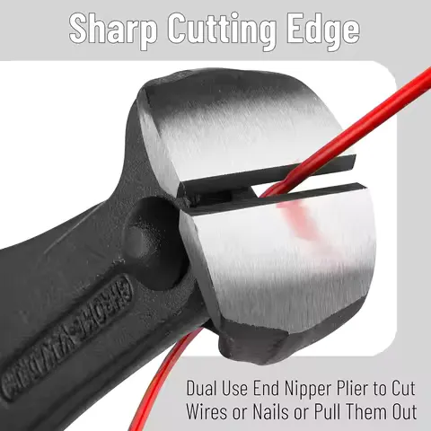 Nail Puller Cutting Pliers Carpenter Pincers Staple Puller End Cutter Wire Steel Fixers Cable Cutting Walnut Pliers Hand Tools