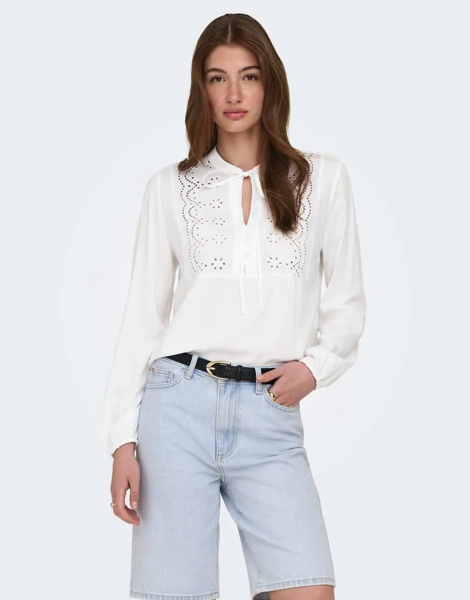 ONLY Blouse in bright white