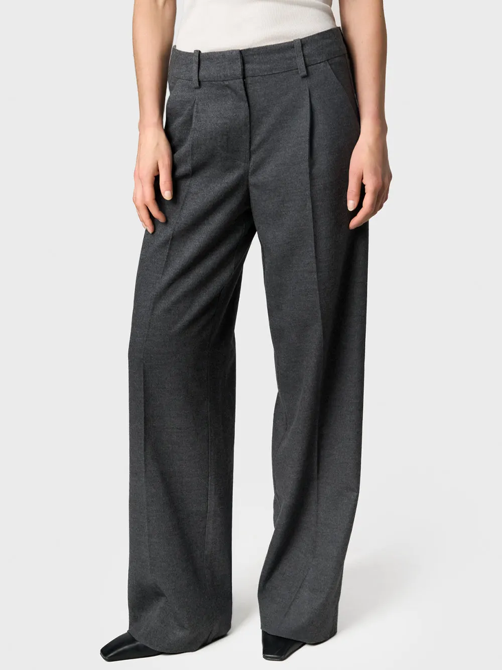 THE BILLIE FLANNEL TROUSERS