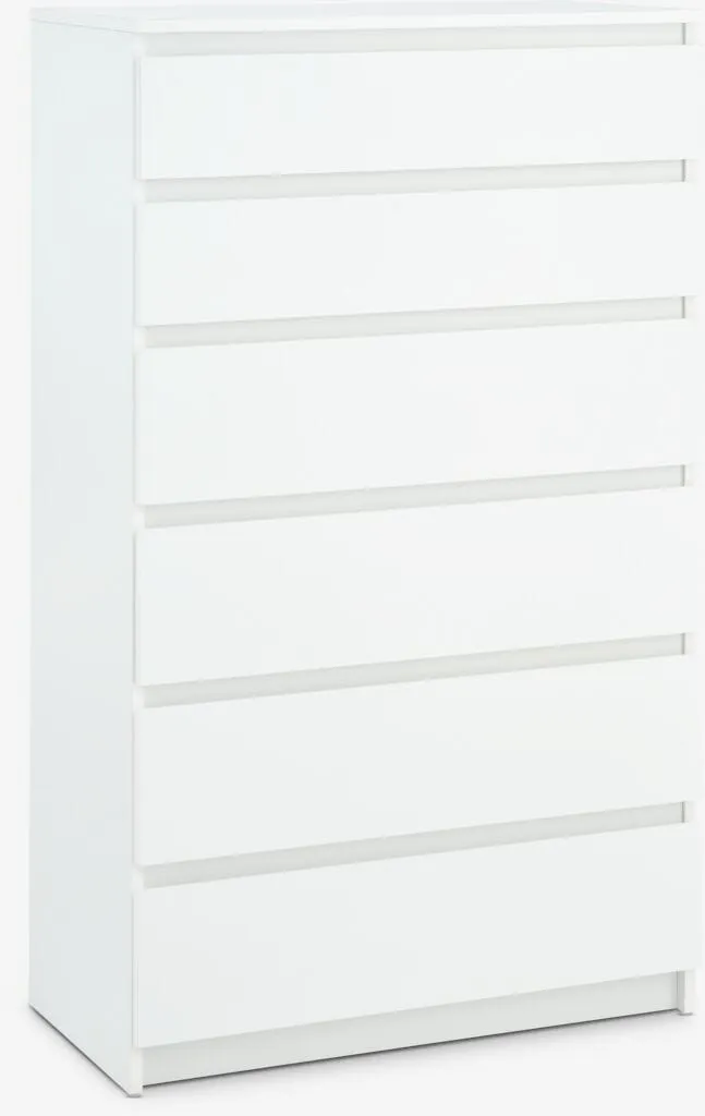 Cassettiera 6 cassetti TANGE bianco