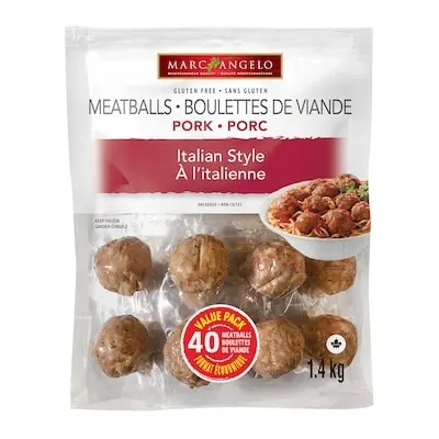 Frozen Italian Style Pork Meatballs