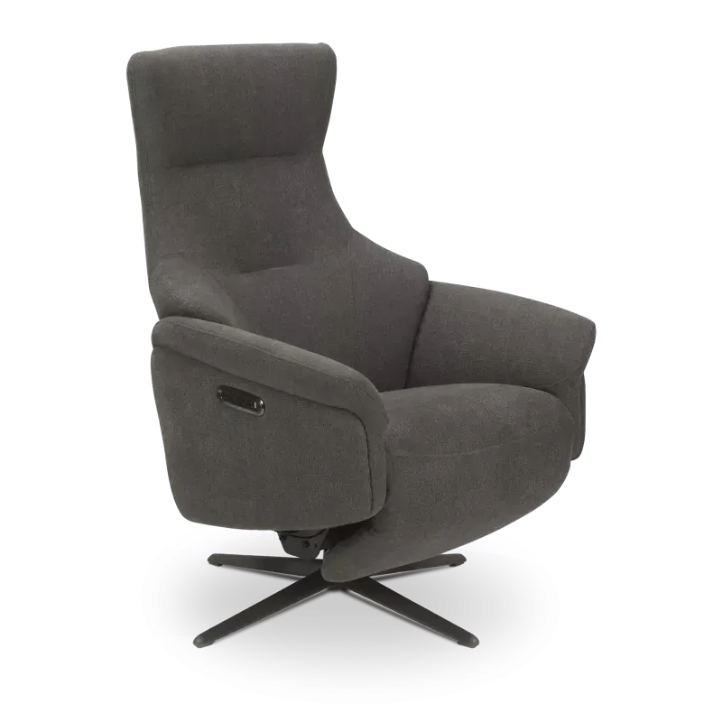 Relaxfauteuil (elektrisch/zwart) Impreza - Soda Charcoal
