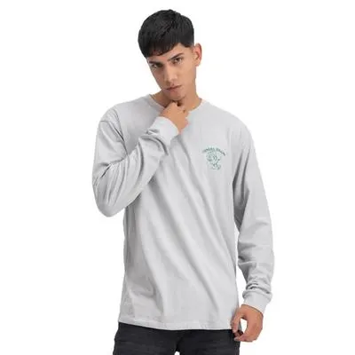 Playera Woolworth Hombre Manga Larga Estampado Caja De Cereal