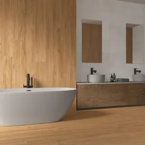 Suelo porcelánico Fika efecto madera natural 20x120 cm C1