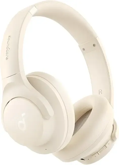 Soundcore by Anker Q20i Hybrid Active Noise Cancelling Headphones, White