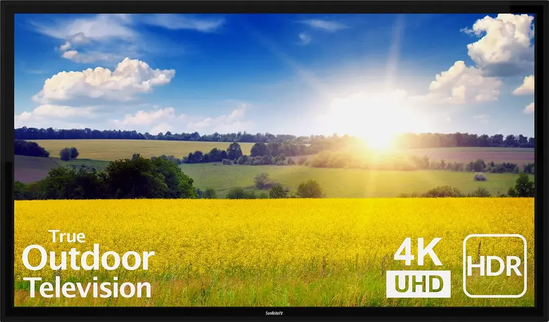 SunBrite 55-inch Outdoor Television 4K with HDR - Pro 2 Series - for Full Sun SB-P2-55-4K-BL