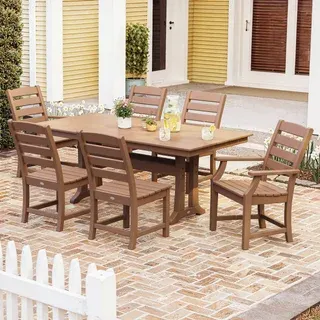 POLYWOOD Chesapeake 7-piece Outdoor Patio Dining Set