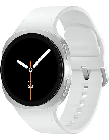 Samsung Galaxy Watch 8 (2025) 40mm Bluetooth Smartwatch, Cushion Design, Fitness Tracker, Sleep Coaching, Running Coach, Energy Score, Heart Rate Tracking, Silver [US Version, 2 Yr Warranty]