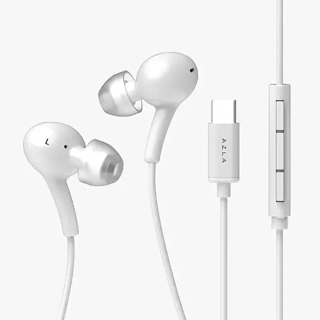 APL-120C USB-C Wired Earbuds with Mic for Apple iPhone 17/16/15 | Wired Headphones with Mic Compatible with iPhone, Samsung, Android Devices with USB-C Outlets