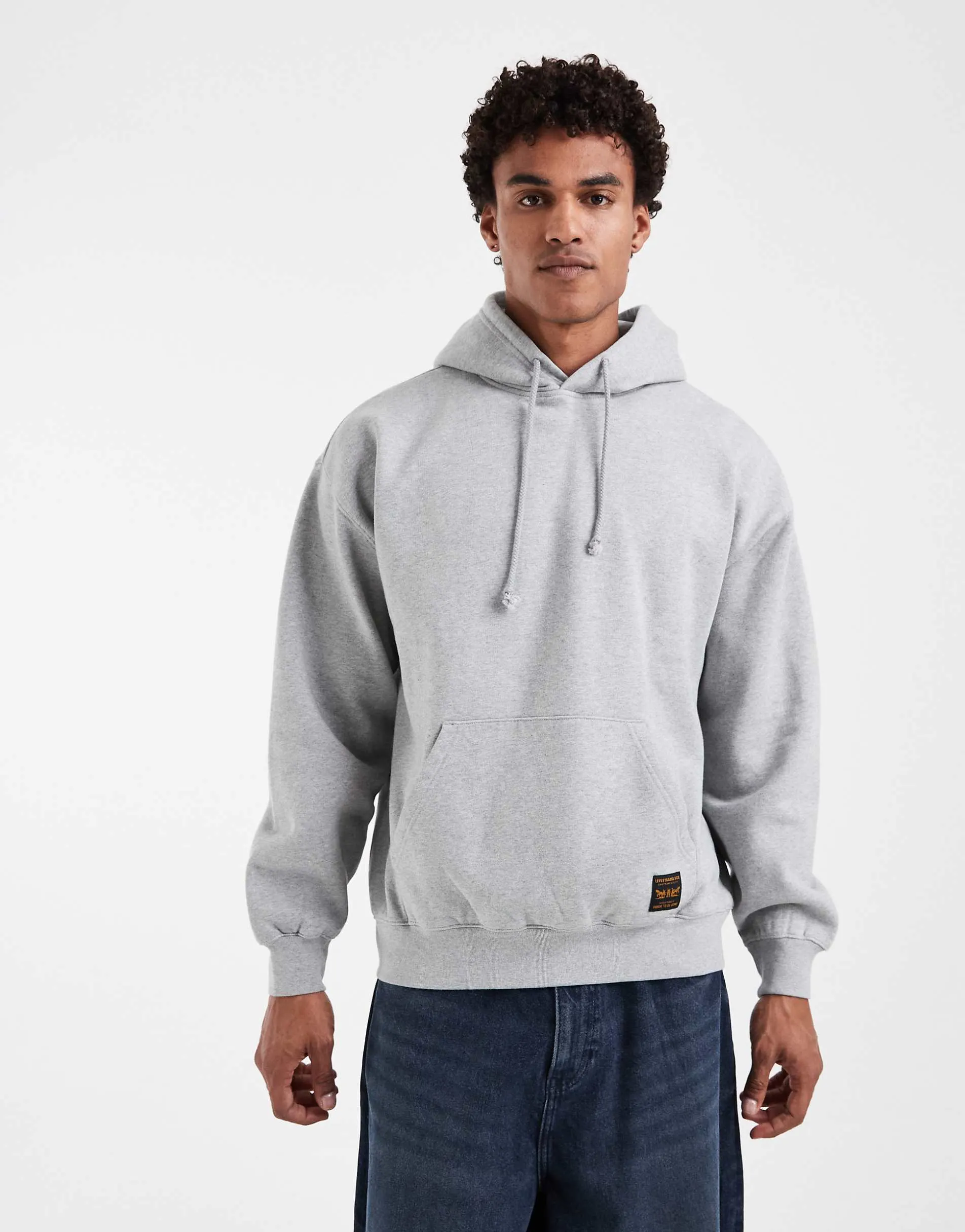 Levi's workwear hoodie in light grey
