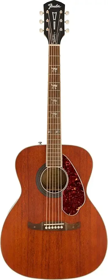 Fender Tim Armstrong Hellcat Concert Acoustic Guitar, with 2-Year Warranty, Natural, Walnut Fingerboard