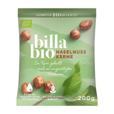 BILLA Bio Haselnusskerne Ganz