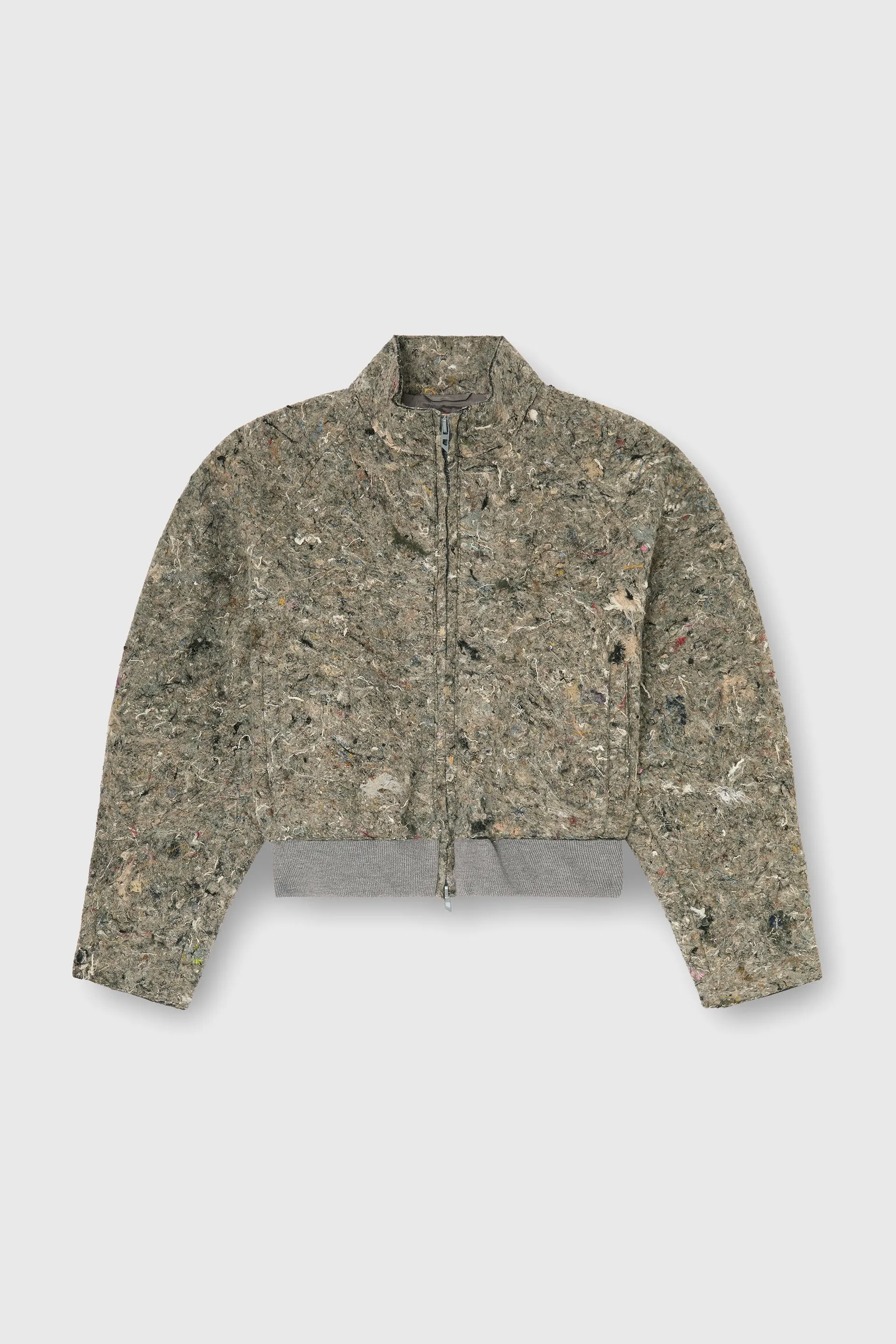 Upcycled felted jacket
