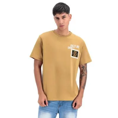 Playera Hummo Hombre Estampado Frontal Y Trasero Gráficos Urbanos