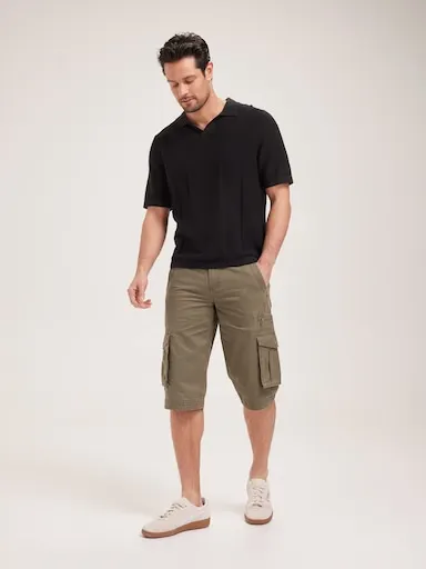 Just Jeans 9 Pocket Utility Long Cargo Short