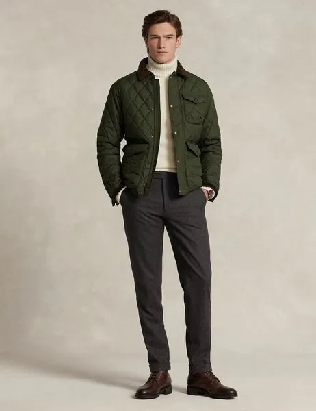 Beaton Quilted Jacket Company Olive