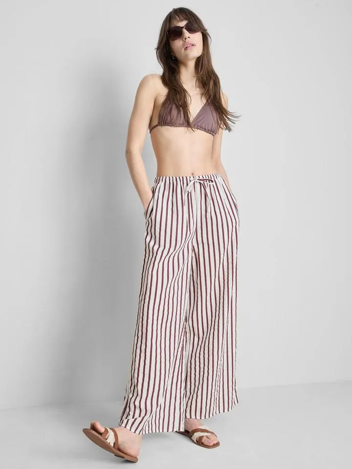 Pantaloni da spiaggia larghi stampati